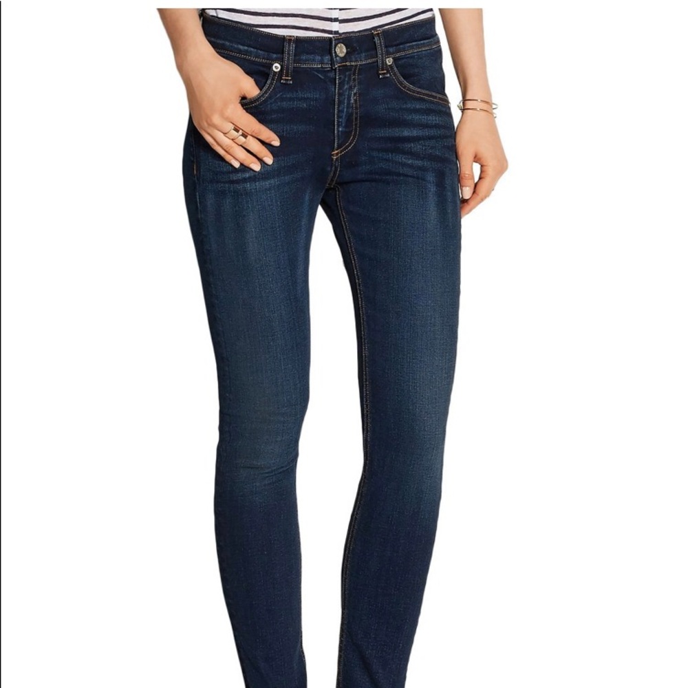 rag & bone low rise skinny jeans